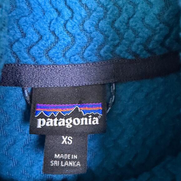 Patagonia R1 Air Zip Neck Pullover Womens XS Blue Fleece 1/4 Zip Outdoors Ski - Picture 6 of 11